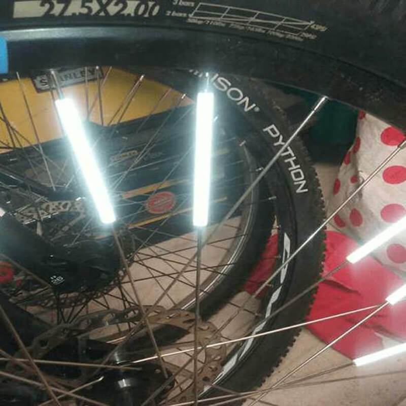12pcs Bicycle Wheel Spoke Reflector