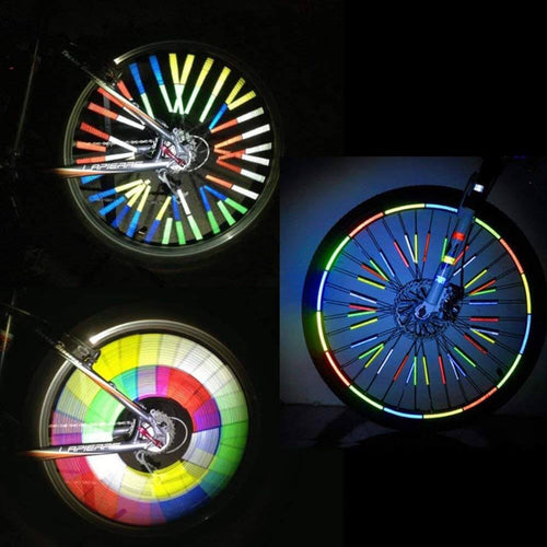 12pcs Bicycle Wheel Spoke Reflector