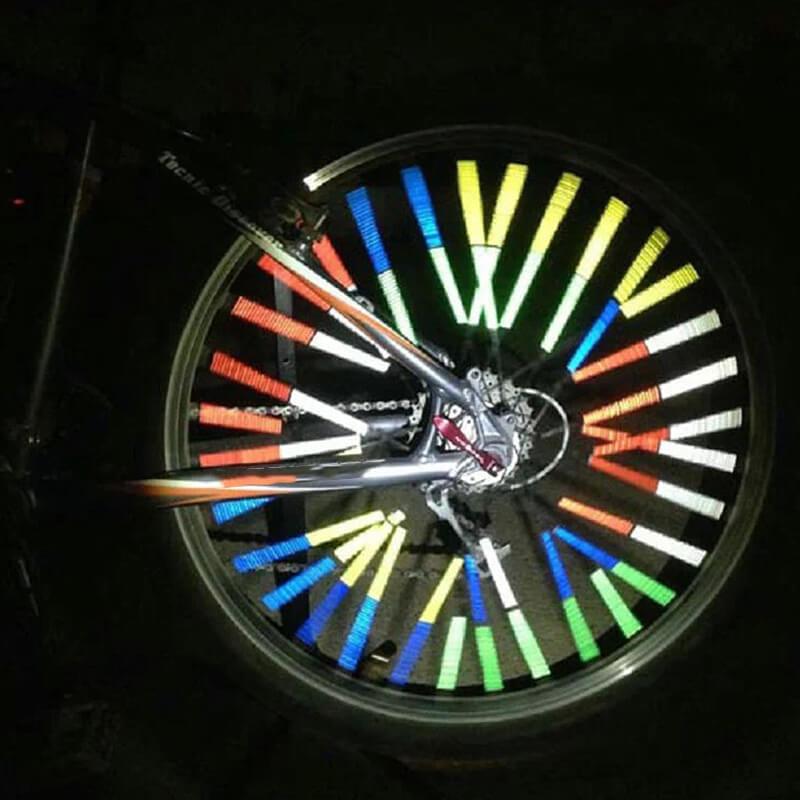 12pcs Bicycle Wheel Spoke Reflector
