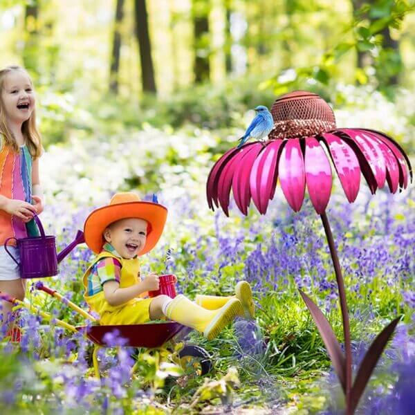 Coneflower Bird Feeder