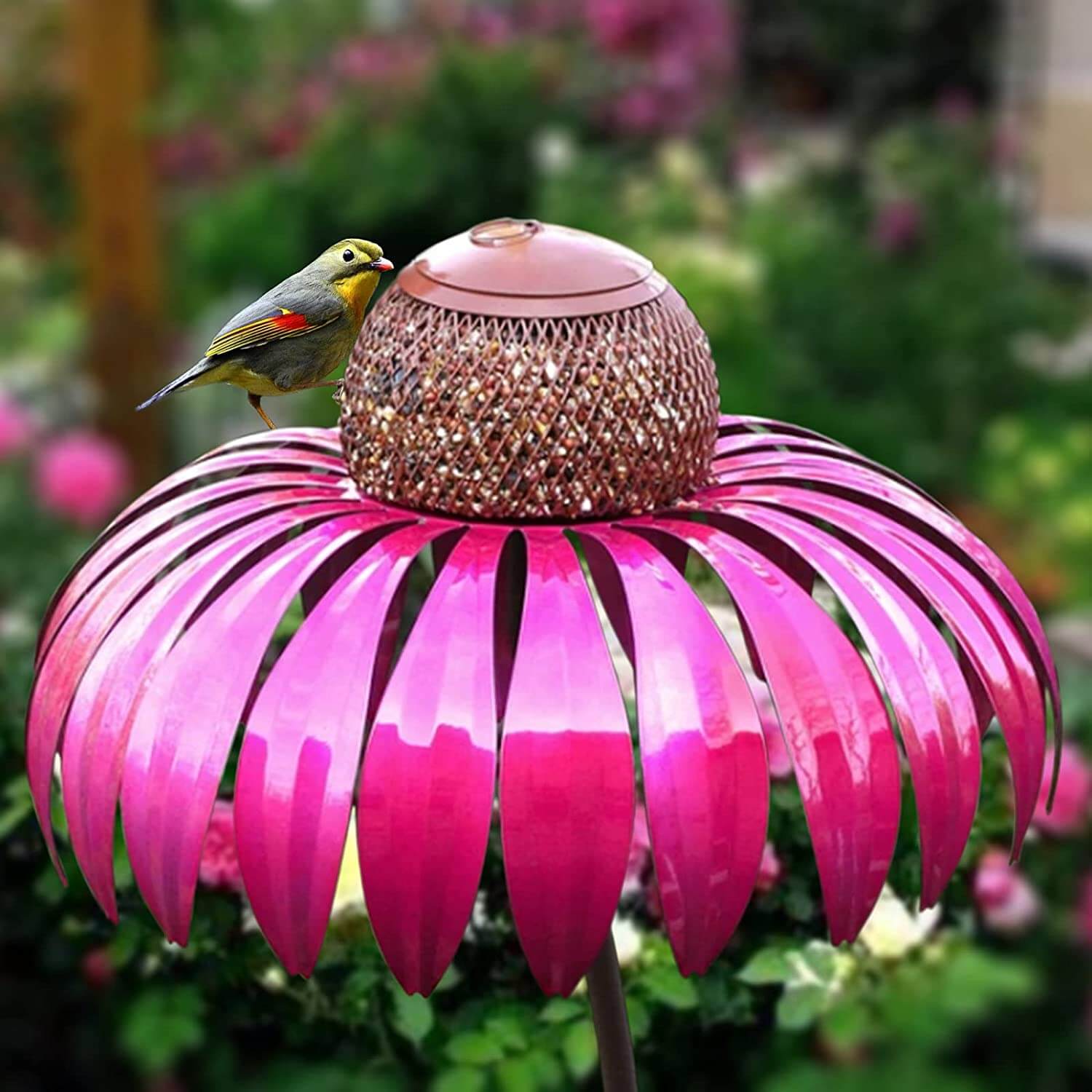 Coneflower Bird Feeder
