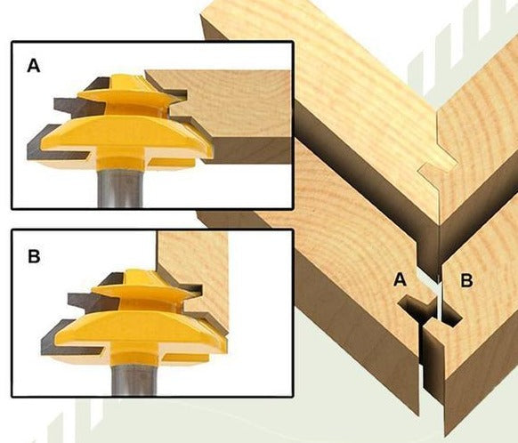 45° Lock Miter Milling Chisel