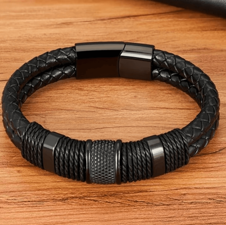 Woven Leather Style Bracelet