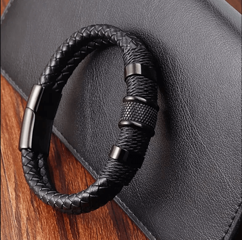 Woven Leather Style Bracelet