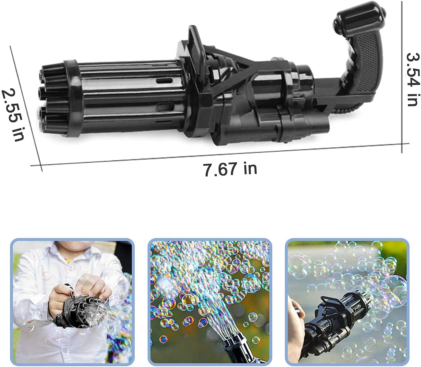 Automatisk Gatling-boblekanon