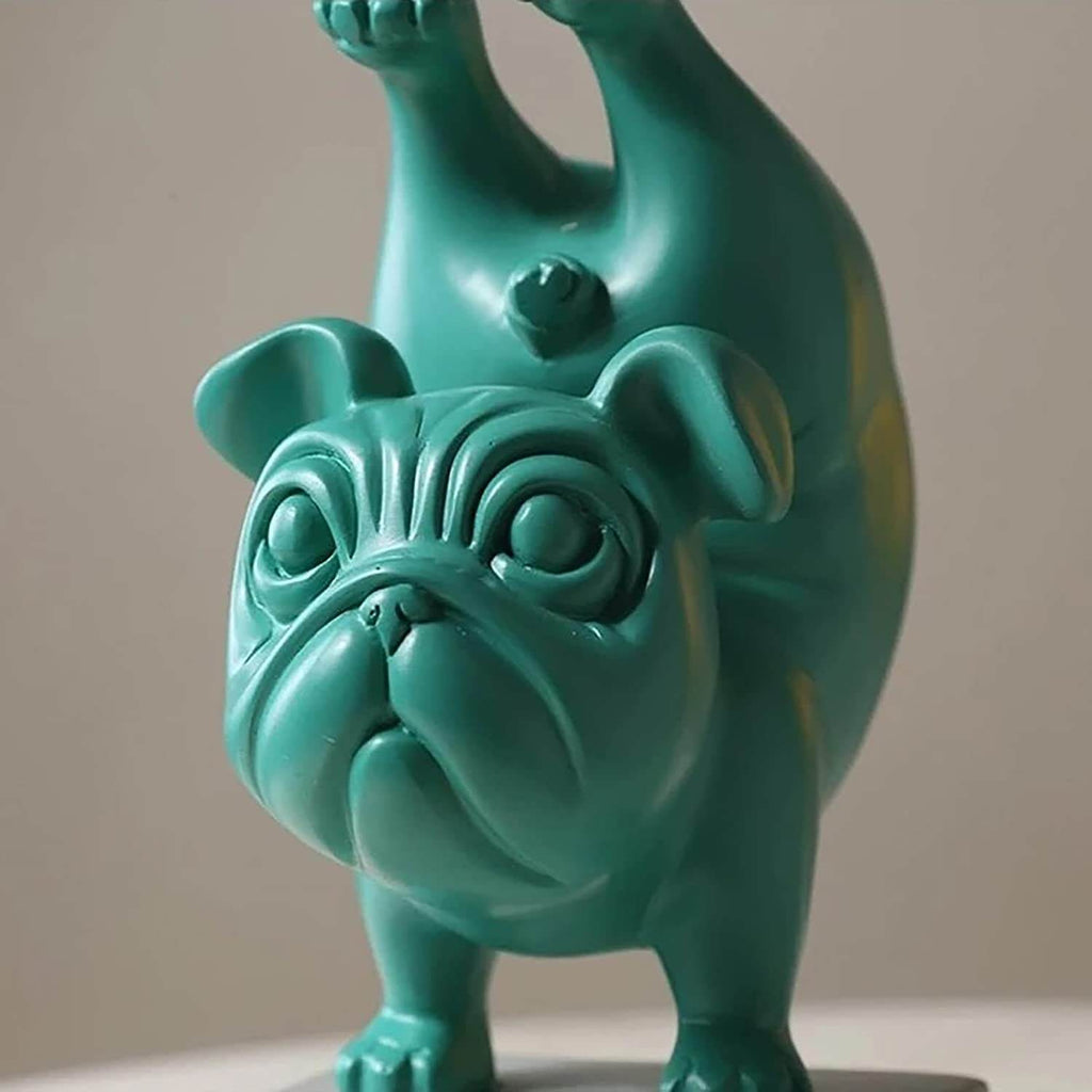 Yoga Bulldog Figurine