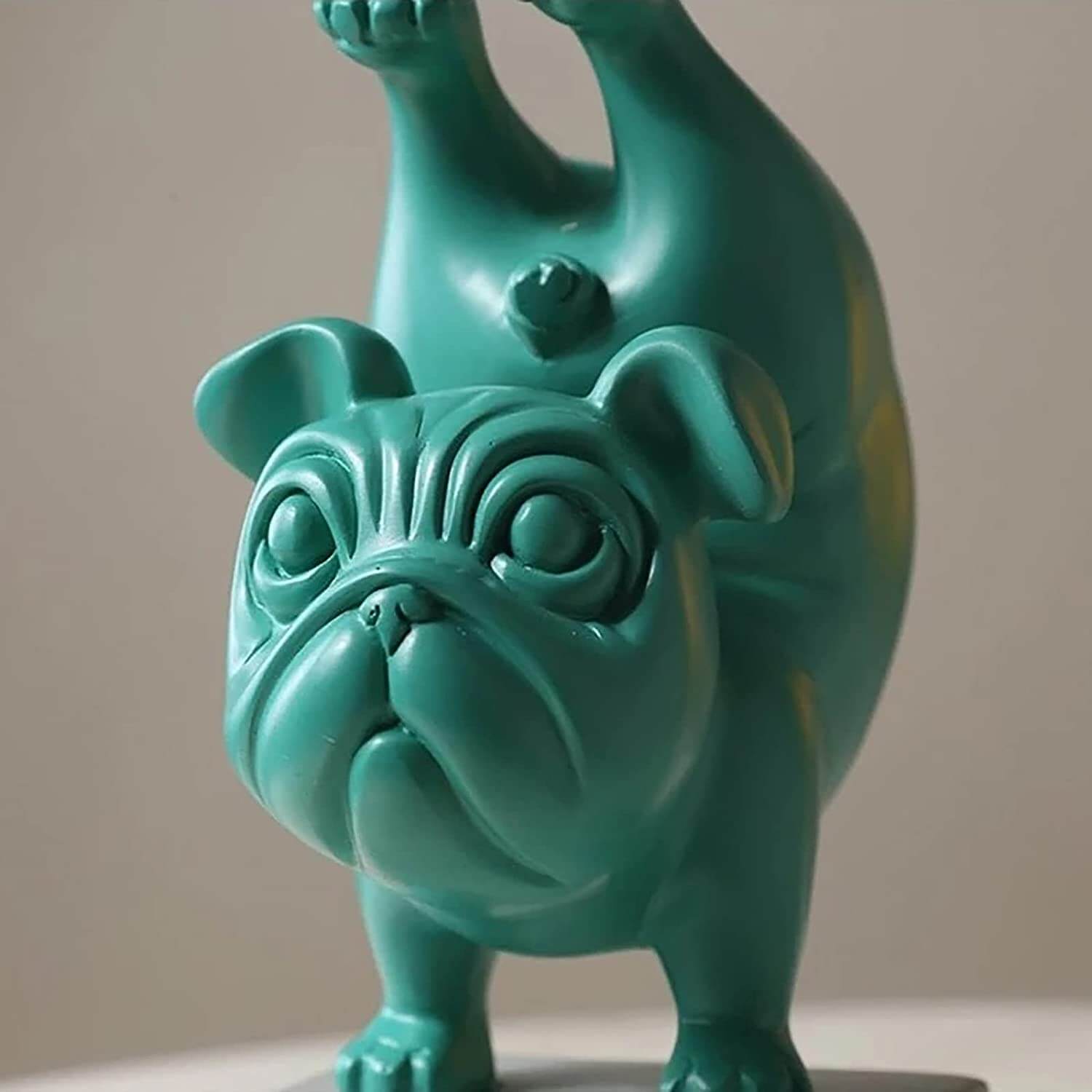 Yoga Bulldog Figurine
