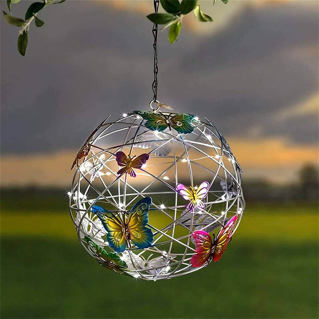 Sunlit Mesh Butterfly Orb