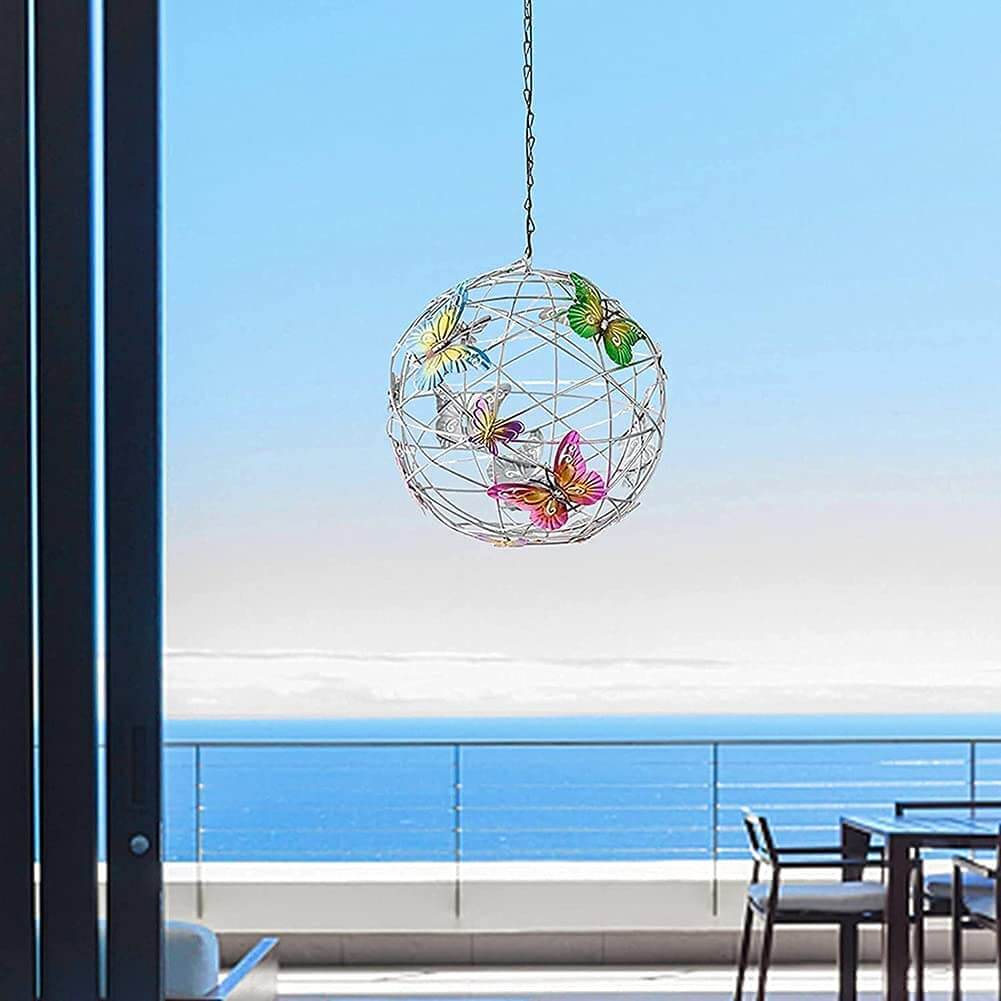 Sunlit Mesh Butterfly Orb