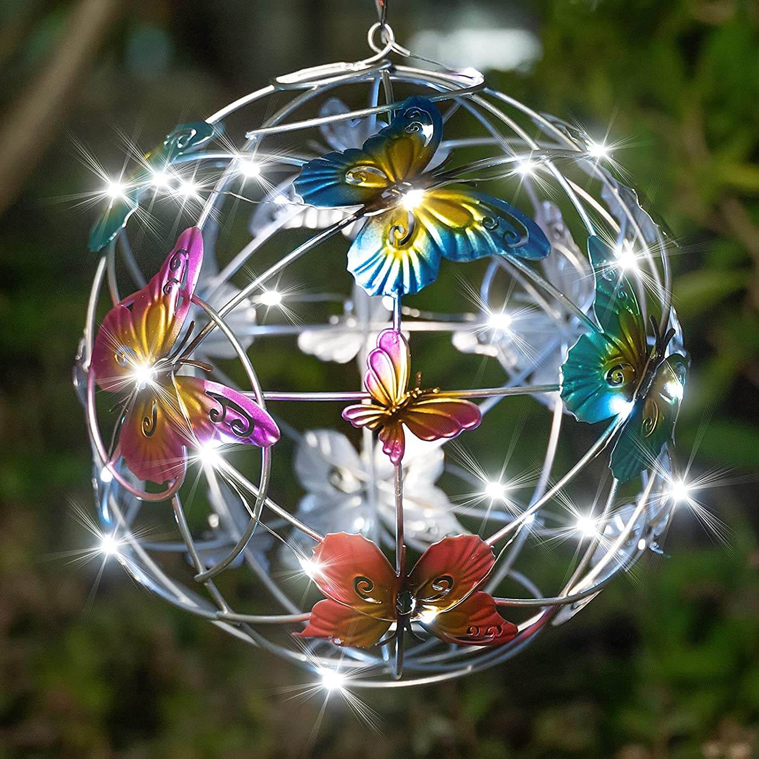 Sunlit Mesh Butterfly Orb