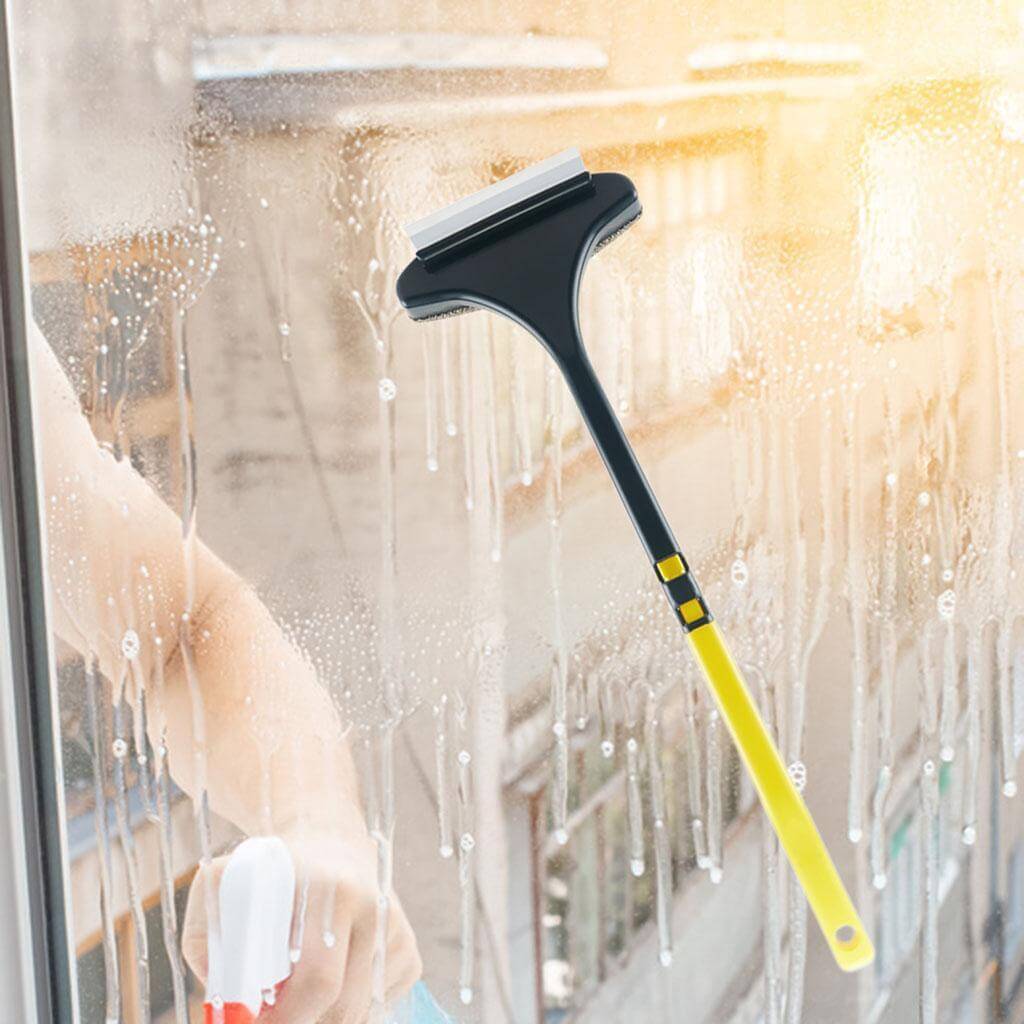Window screen cleaning brush