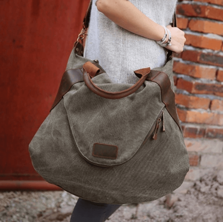 Large Pocket Canvass Bag