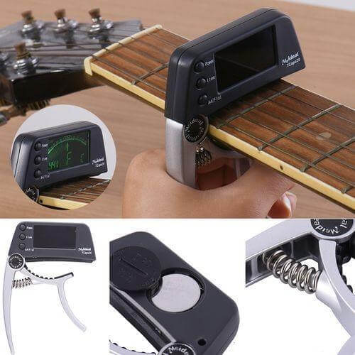2-in-1 Guitar Capo &amp; Tuner