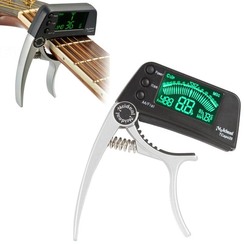 2-in-1 Guitar Capo &amp; Tuner