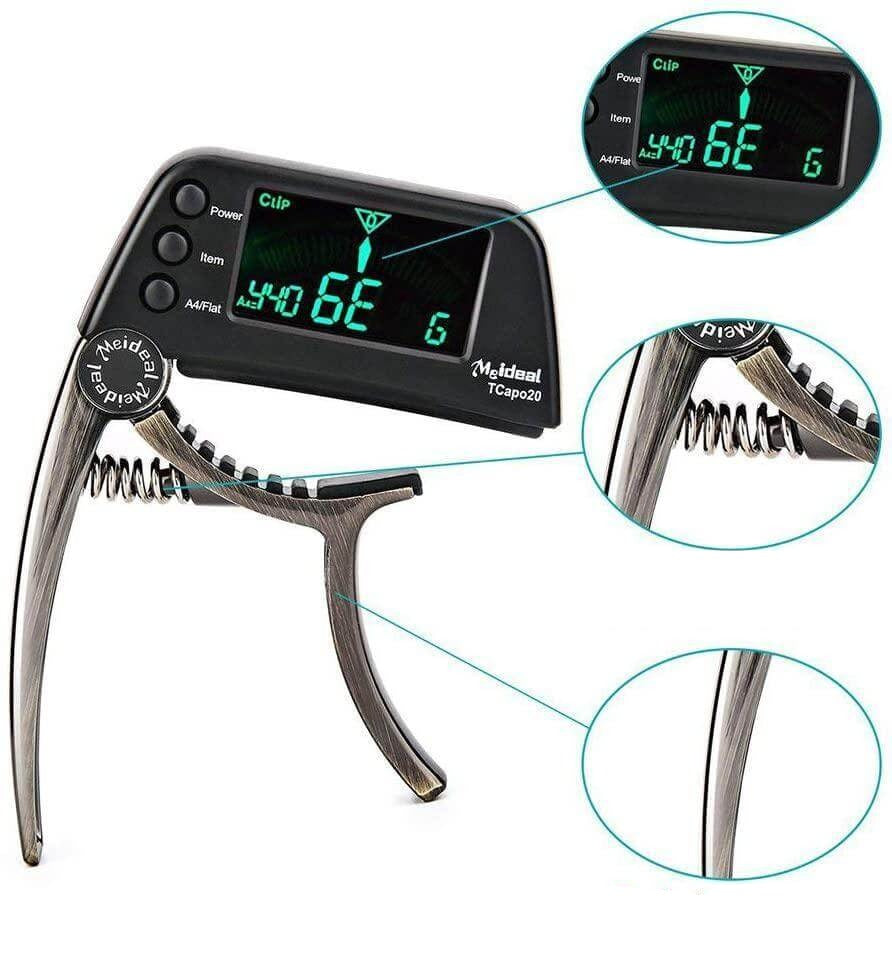 2-in-1 Guitar Capo &amp; Tuner
