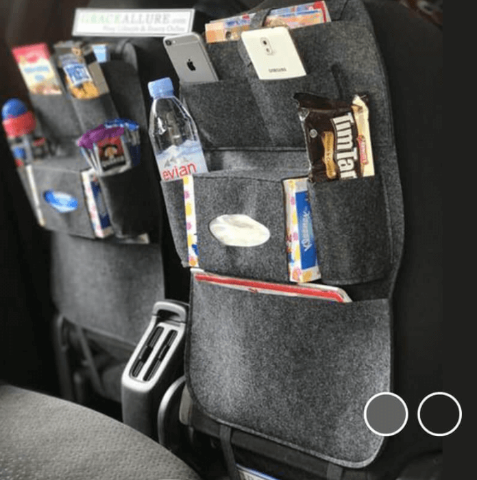 Car Back Seat Storage Bag Organizer