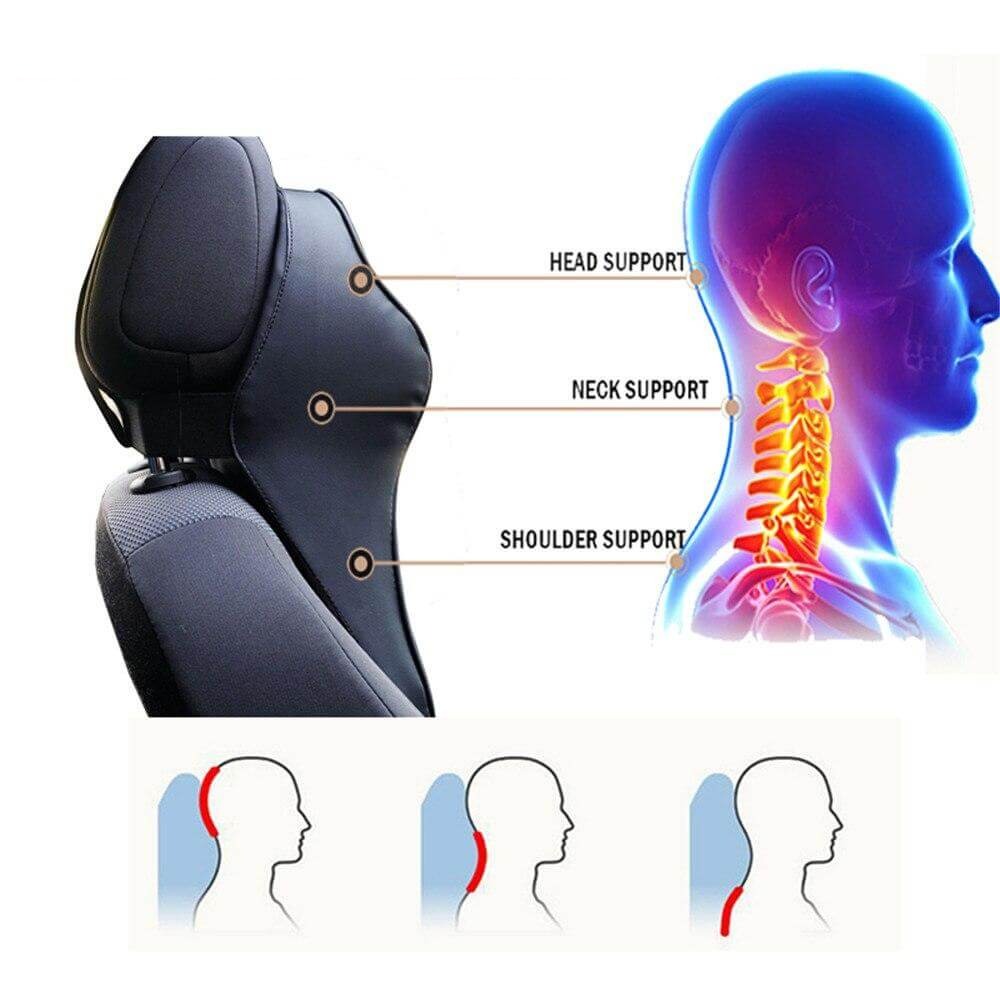 Car Seat Headrest Neck Pillow
