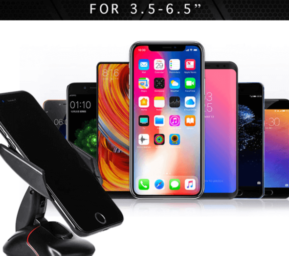 360° Transformable Car Phone Mount