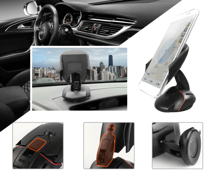 360° Transformable Car Phone Mount
