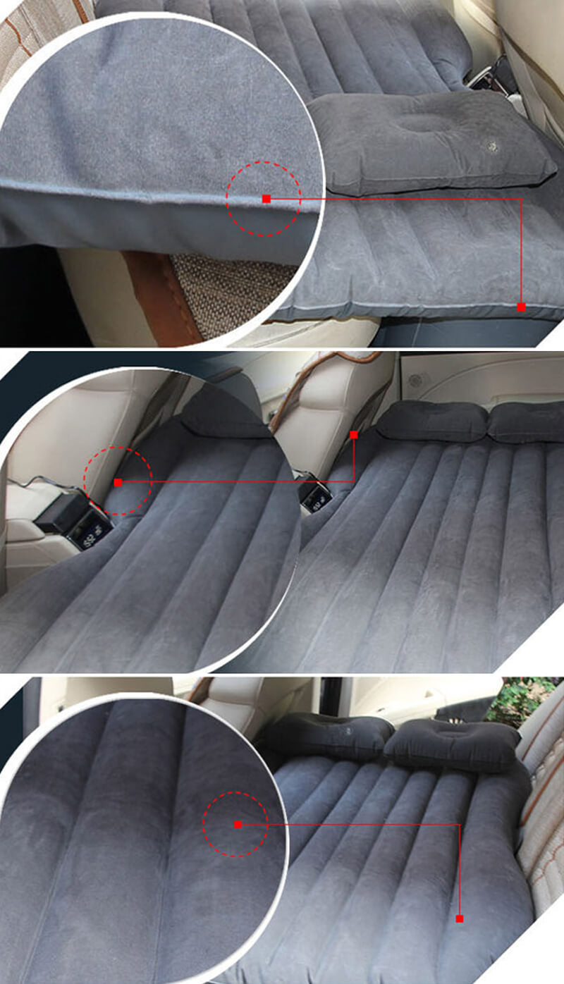 Inflatable car back seat mattress