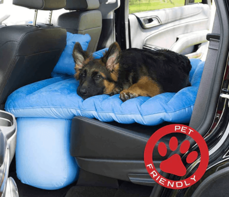 Inflatable car back seat mattress