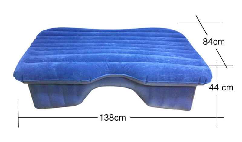 Inflatable car back seat mattress