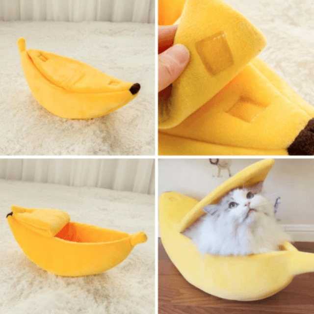 Funny Banana Cat Bed