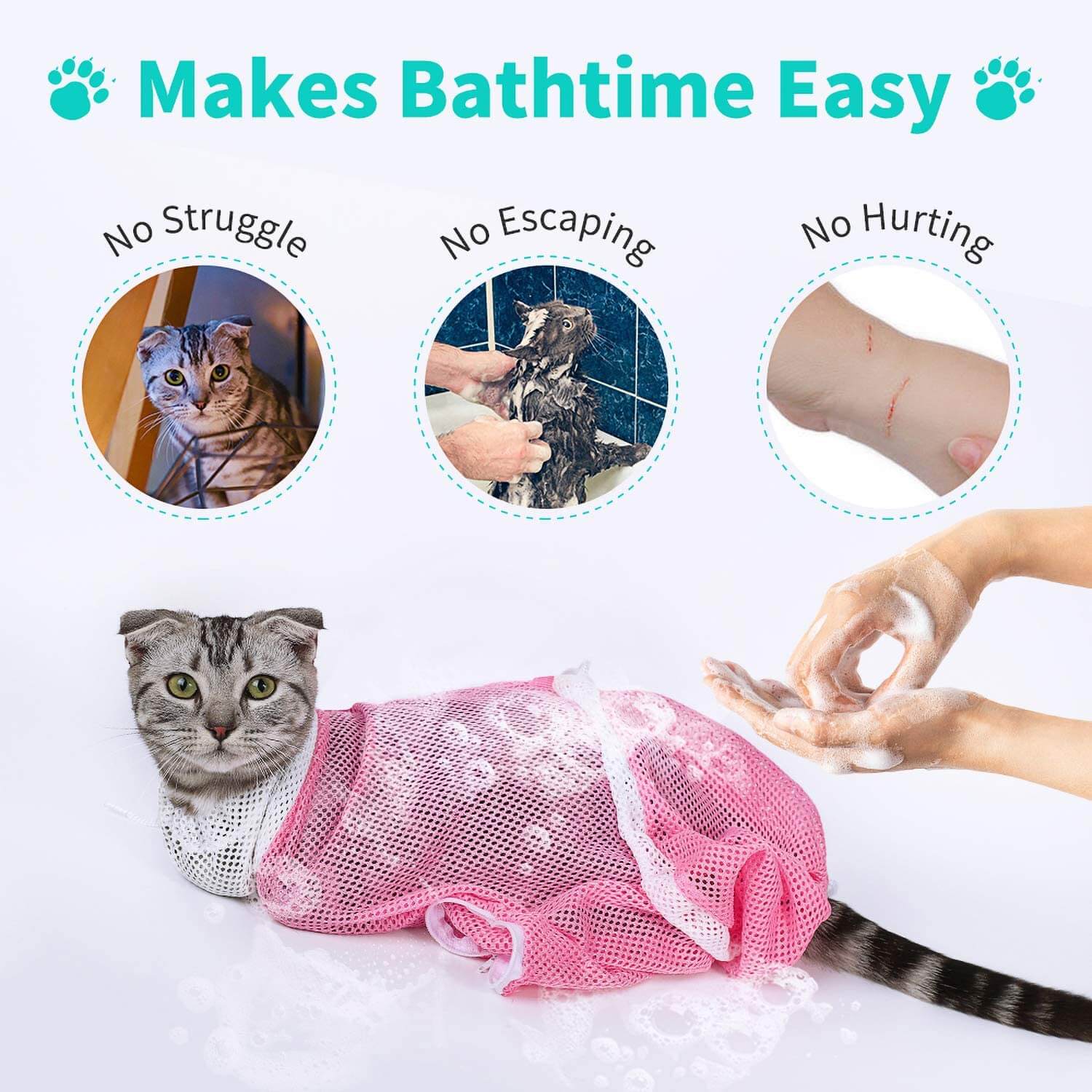 Pet Grooming Bath Bag