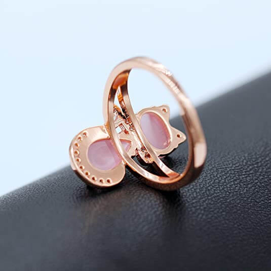 Opal Cat Ring