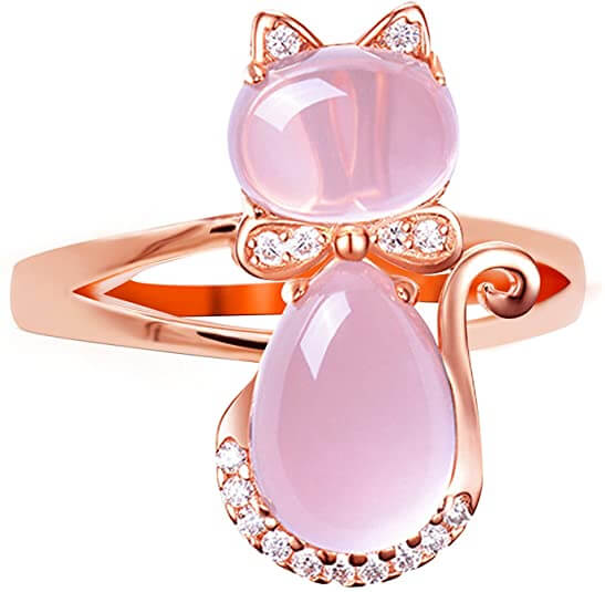 Opal Cat Ring