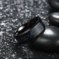 Carbon Fiber Celtic Dragon Ring