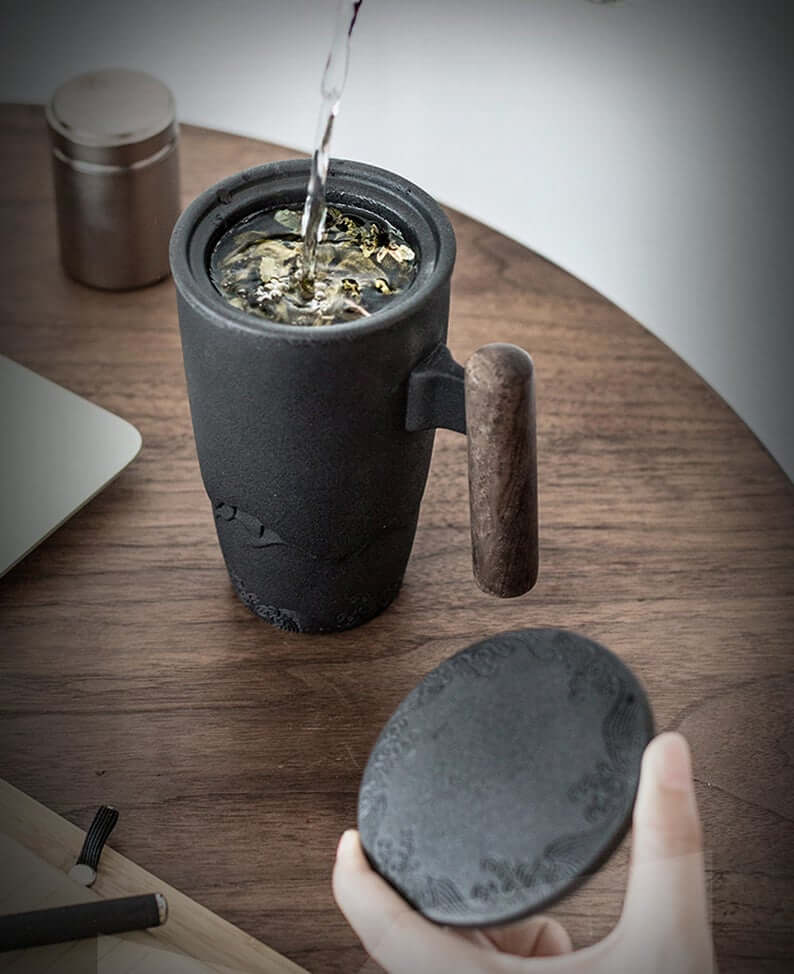 Keramisk kaffe- og tekopp