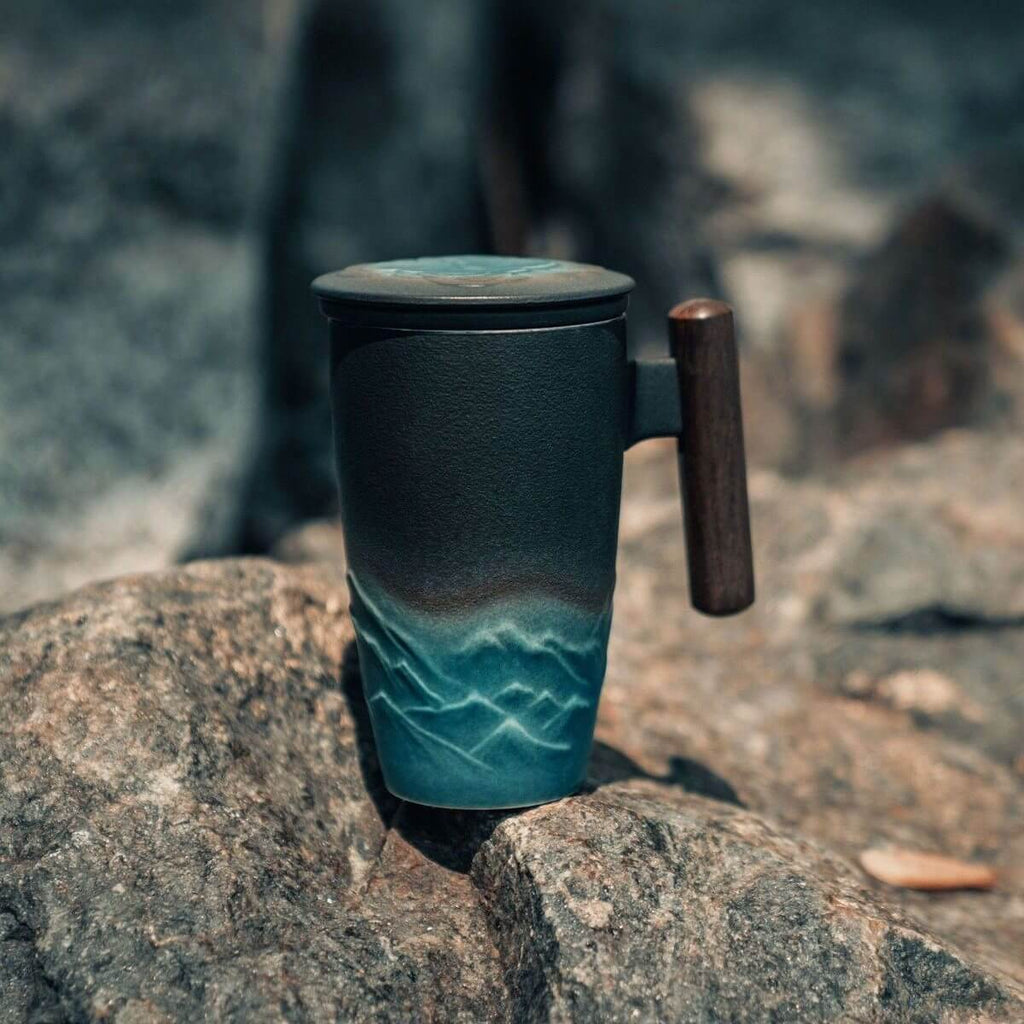 Keramisk kaffe- og tekopp