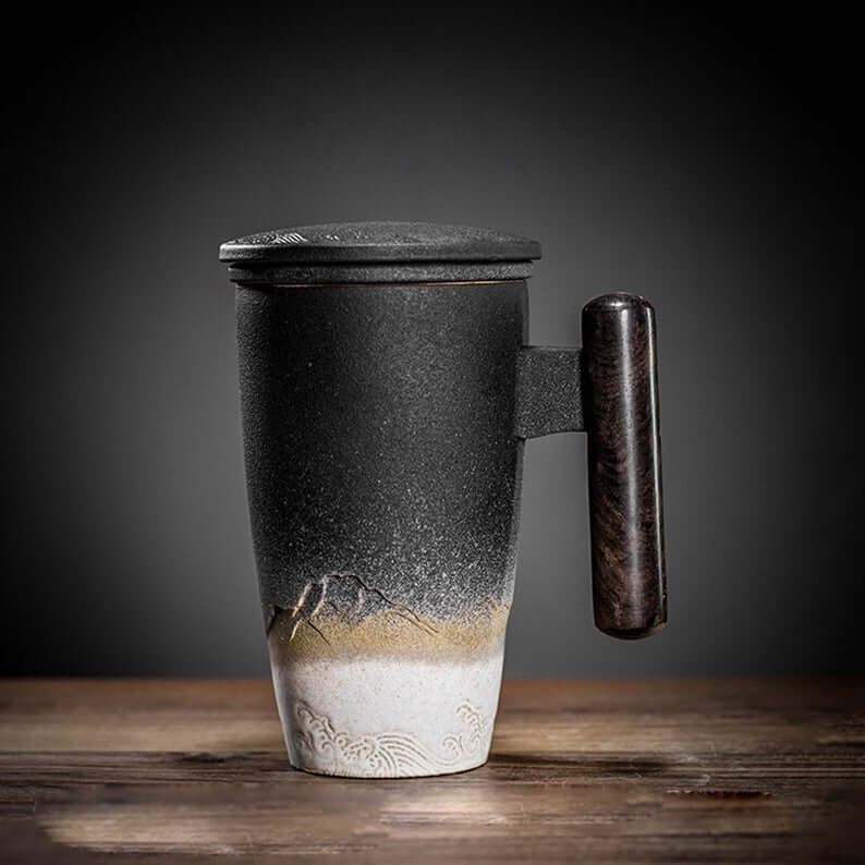 Keramisk kaffe- og tekopp