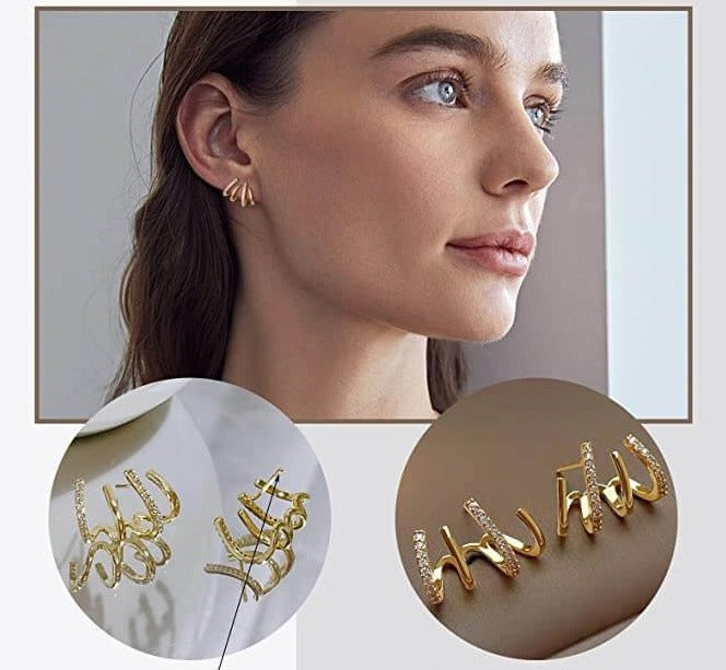 Four Claw Earrings