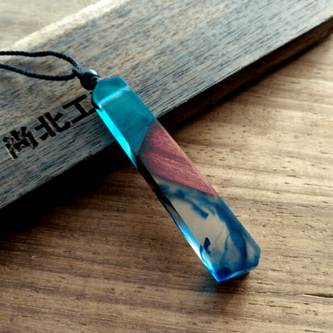 Wood Resin Necklace