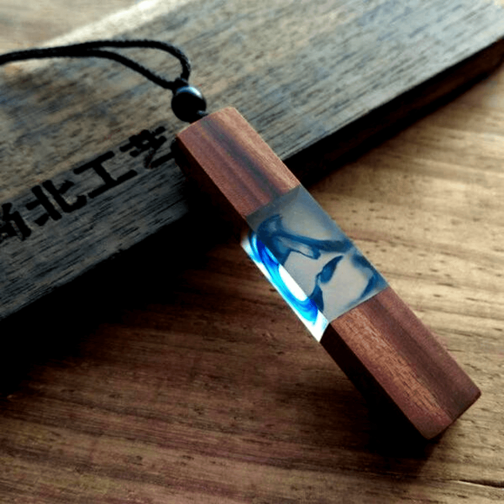 Wood Resin Necklace