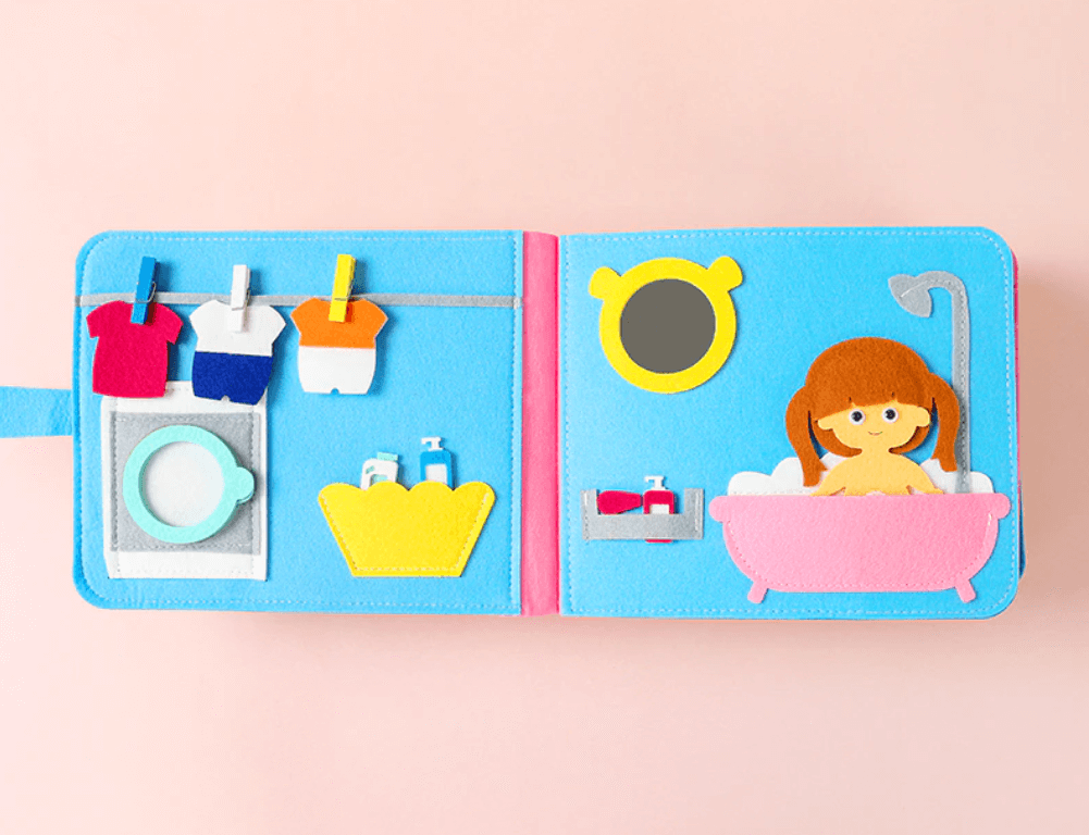 Montessori Våtserviettbok