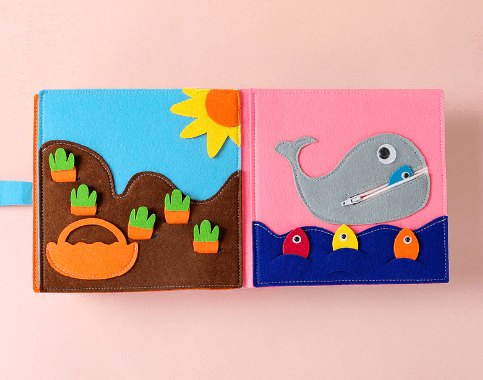 Montessori Våtserviettbok