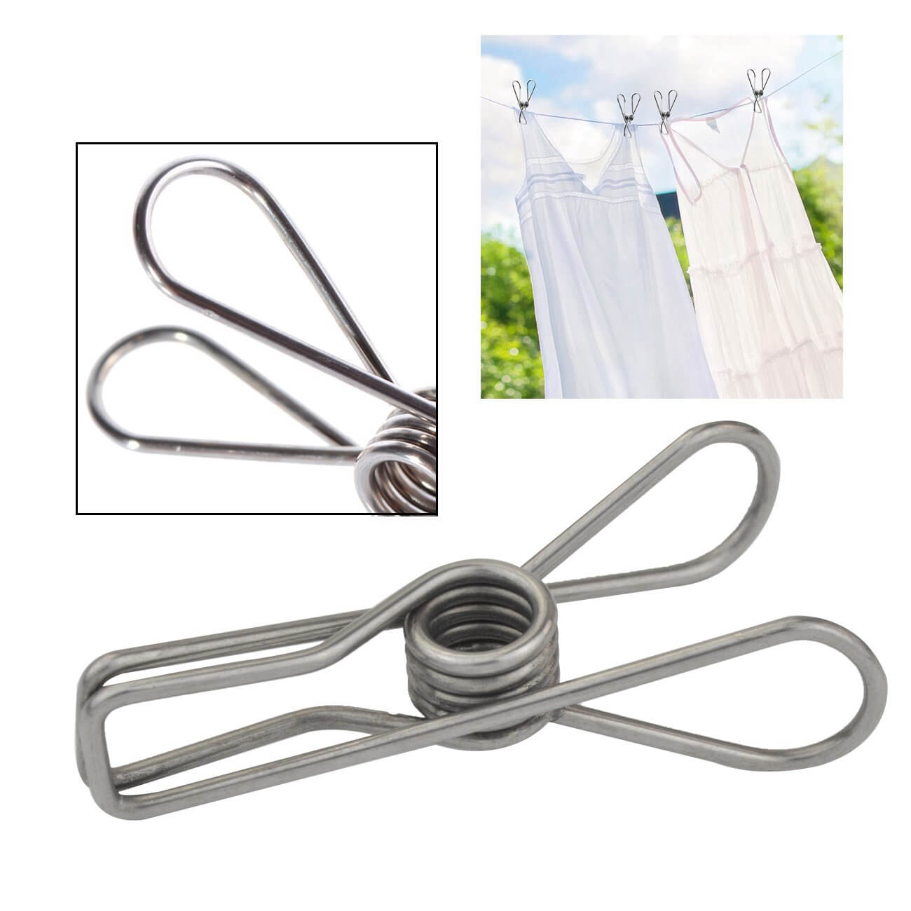 Stainless Steel Clothespins