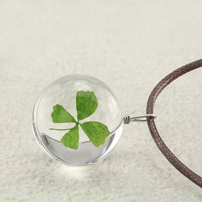 Four-leaf clover necklace
