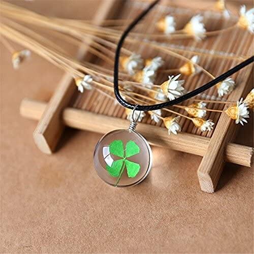 Four-leaf clover necklace