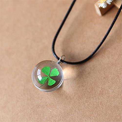 Four-leaf clover necklace