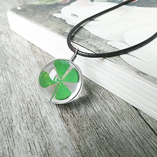Four-leaf clover necklace