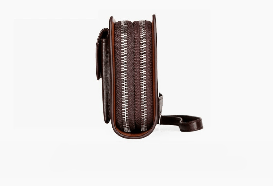 Genuine leather men's clutch bag