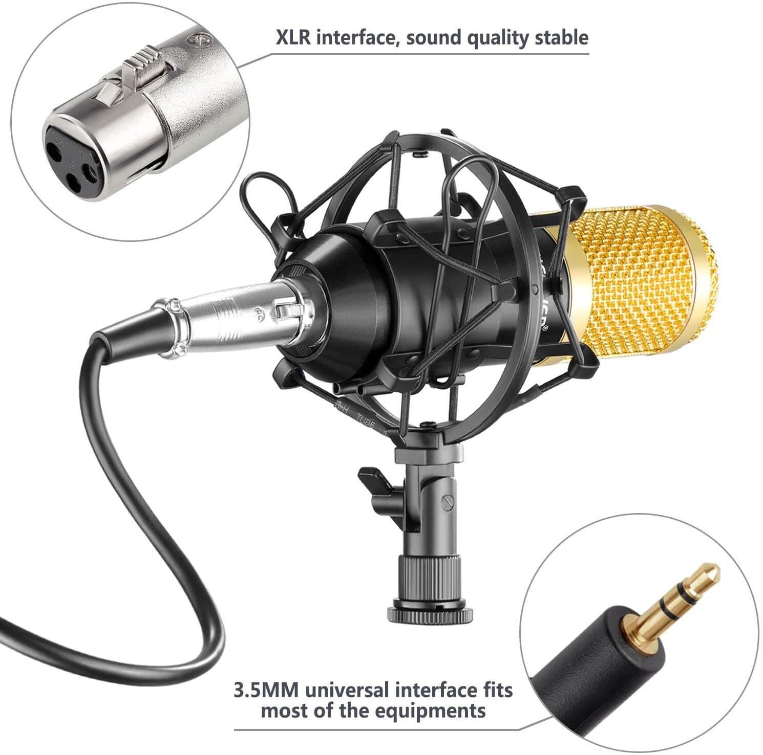 BM800 Microphone Condenser Set