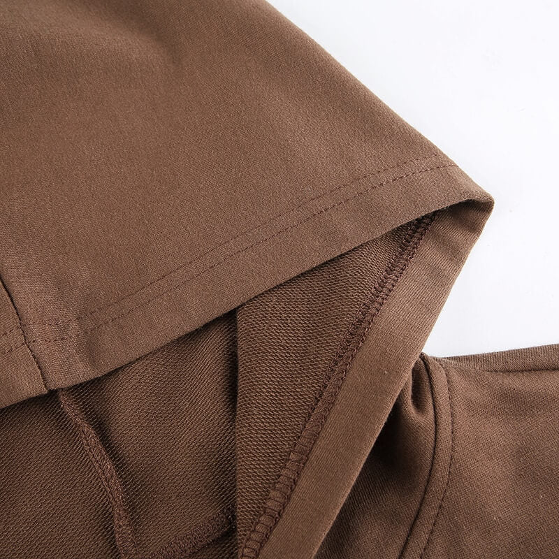 Extra Slim Crimped Zip-Up Hoodie
