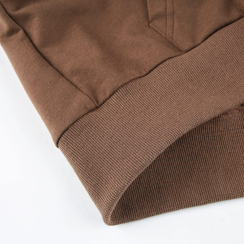Extra Slim Crimped Zip-Up Hoodie