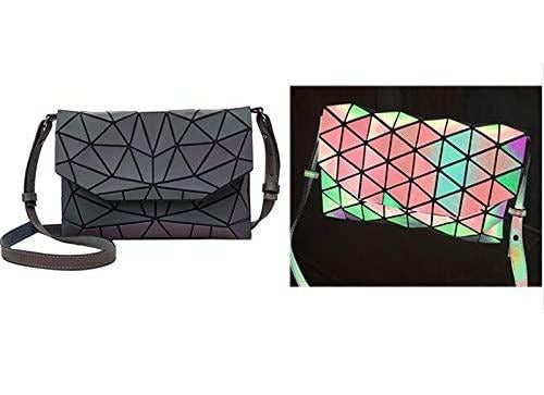Geometric Luminous Crossbody Bag