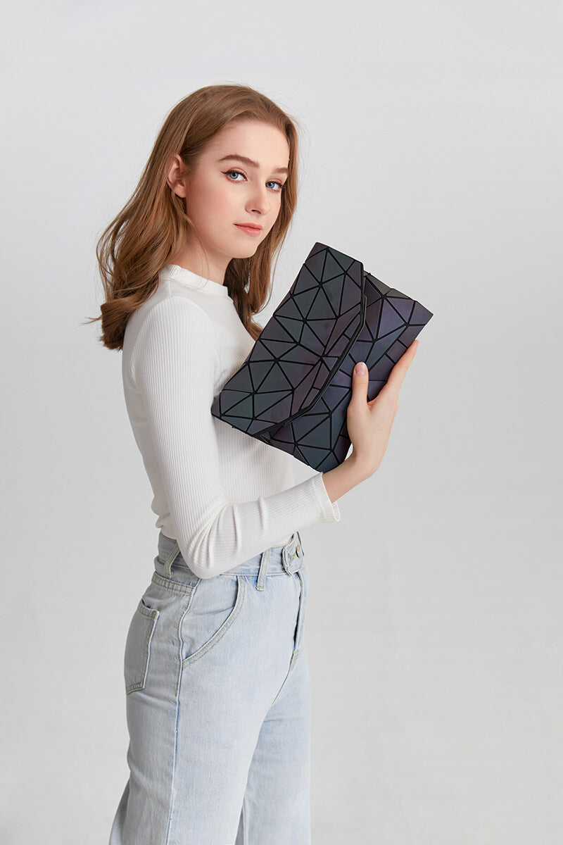 Geometric Luminous Crossbody Bag